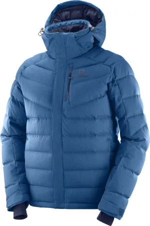 Salomon Ski Clothing Mens IceTown Jacket Poseidon Blue