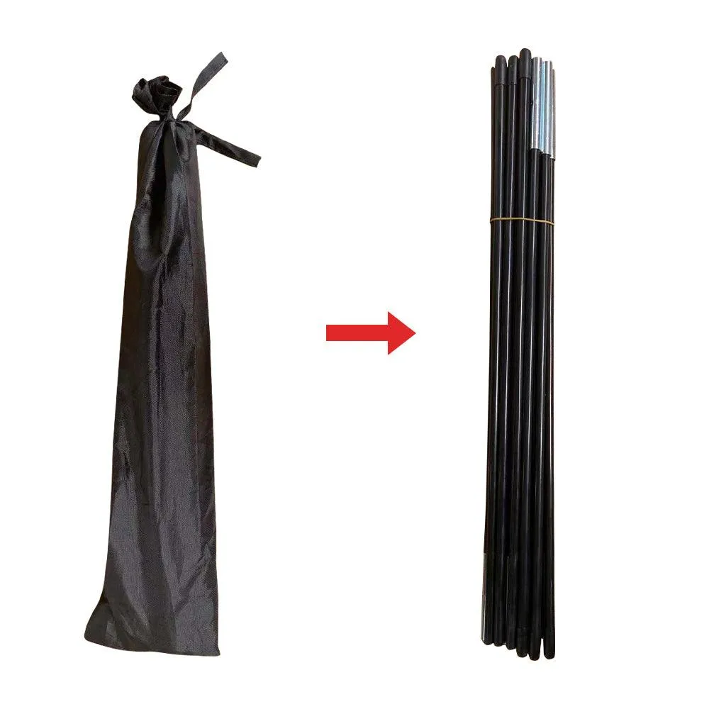 Shocked Fiberglass Poles for Alvantor Pop Up Privacy Bed Tent