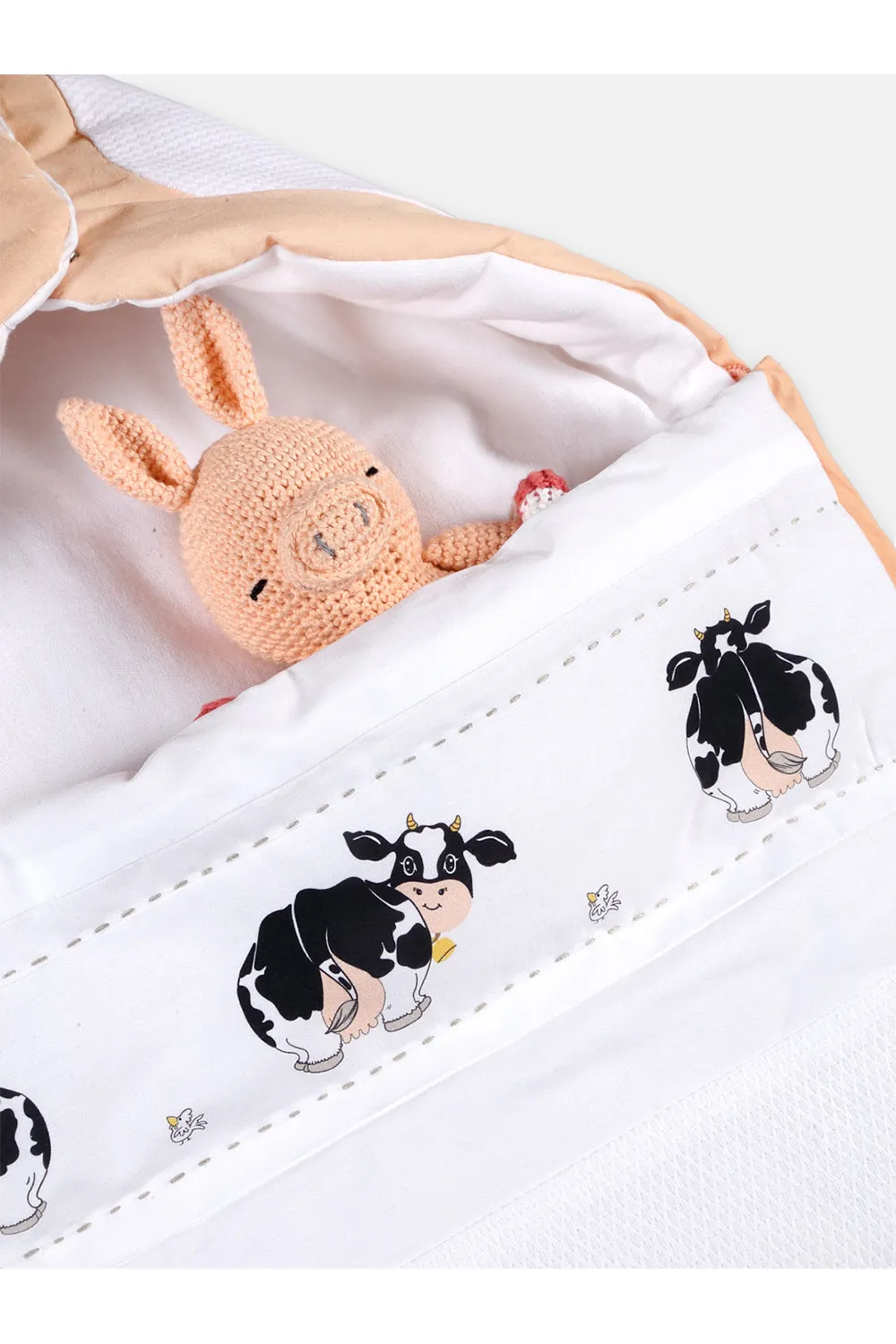 Sleeping Bag - Moo (Peach)