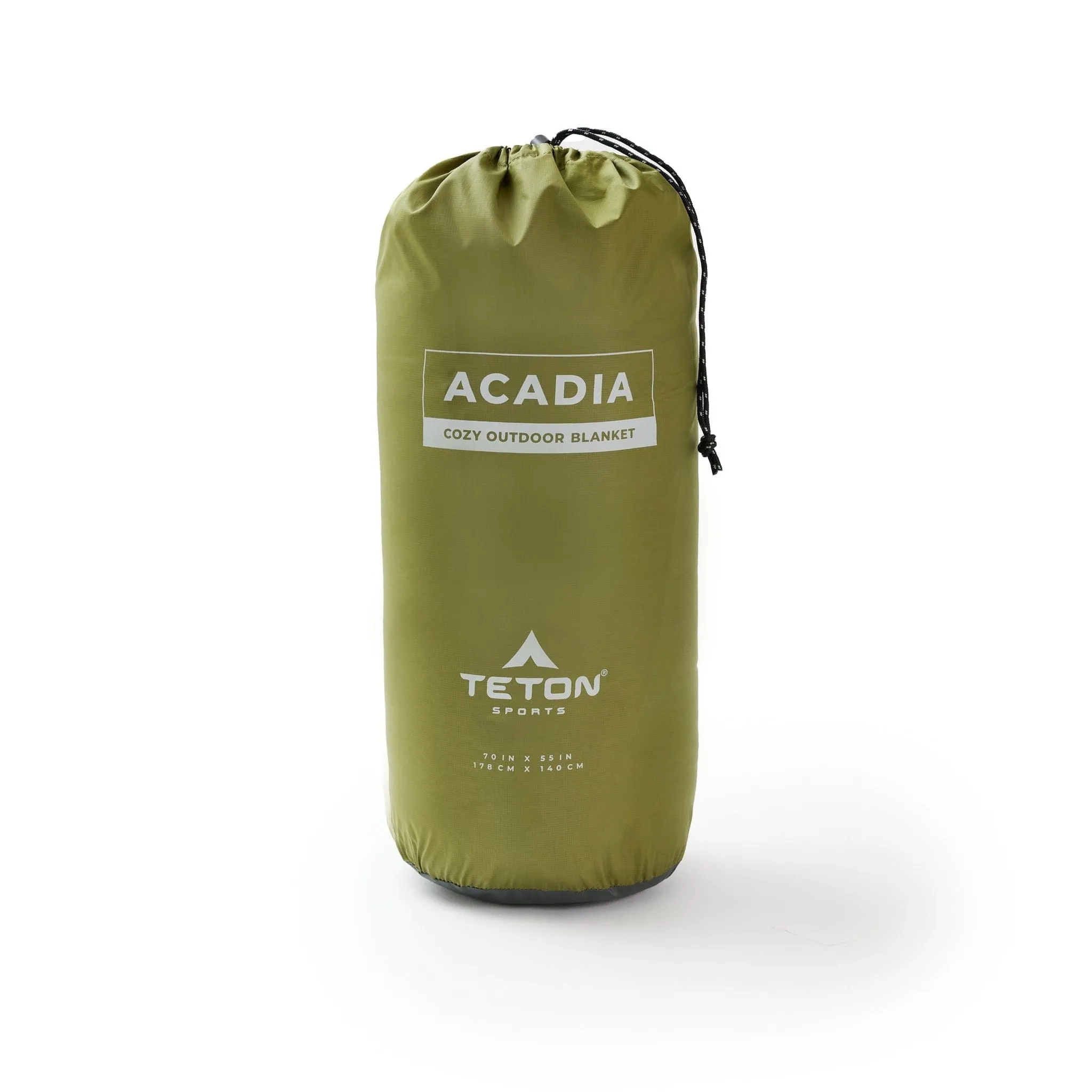 Teton Sports Acadia Outdoor Camp Blanket in Moss/Slate