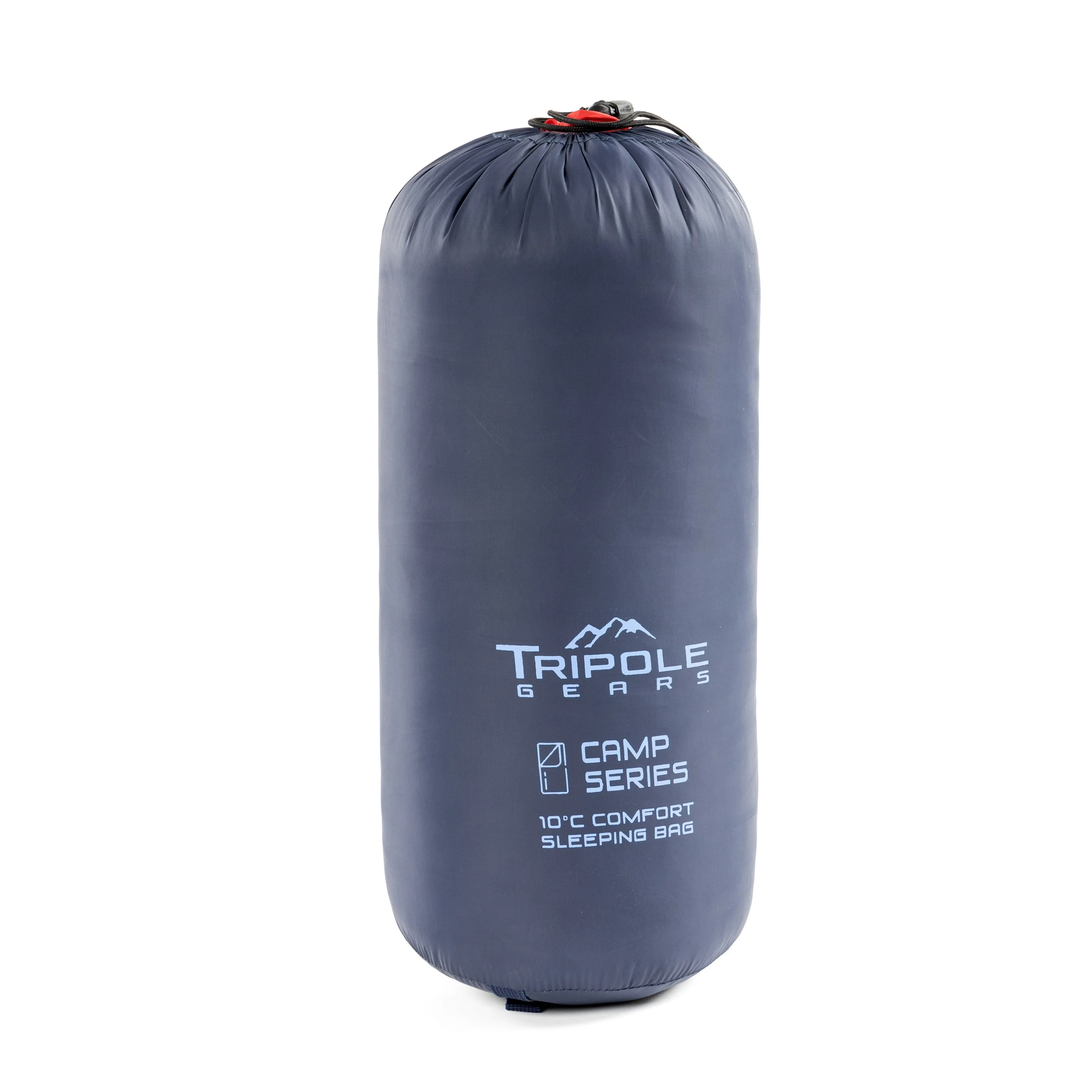 Tripole Camp Series Envelope Sleeping Bag for Camping and Hiking (Navy Blue)