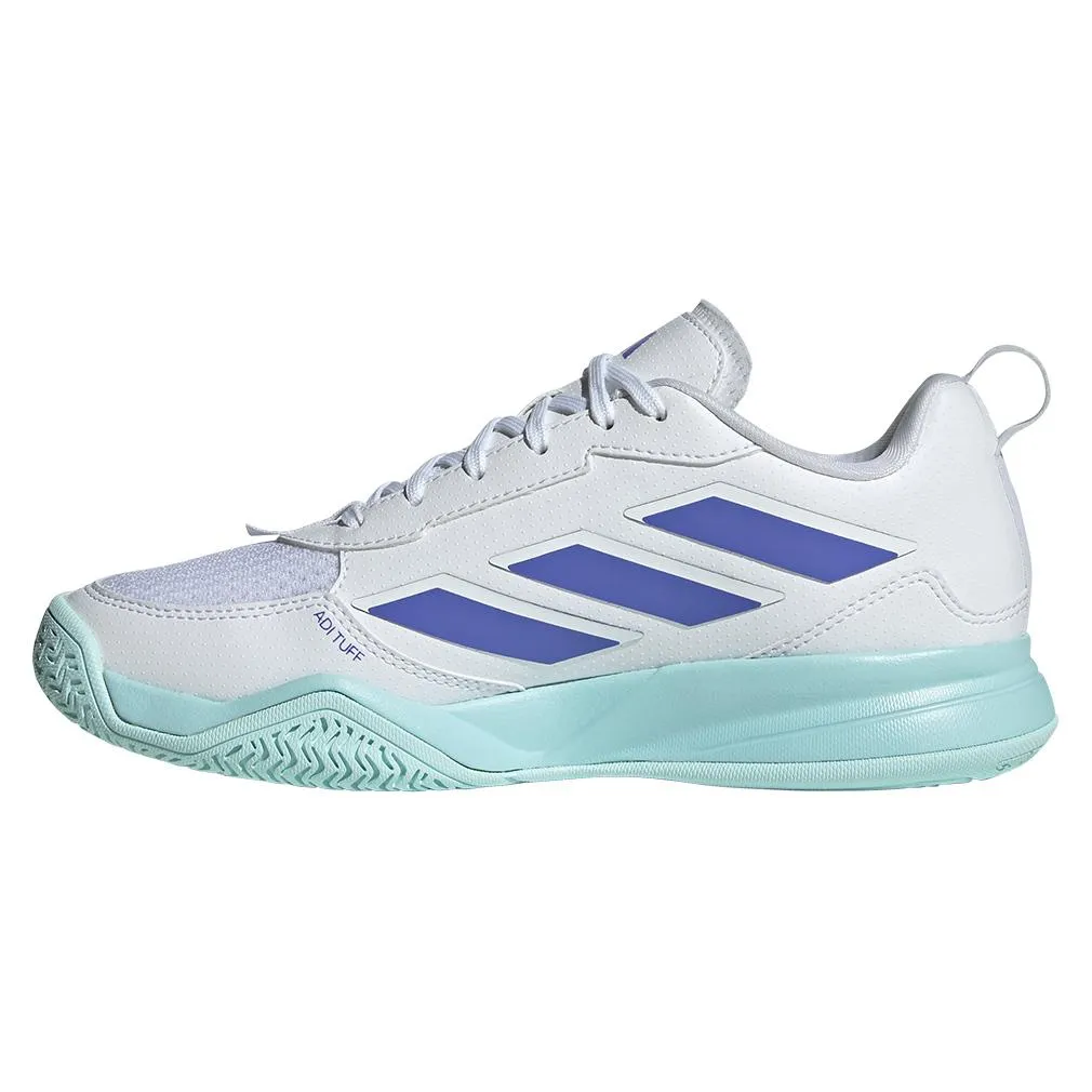 Womens AvaFlash Tennis Shoes White and Cobalt Blue