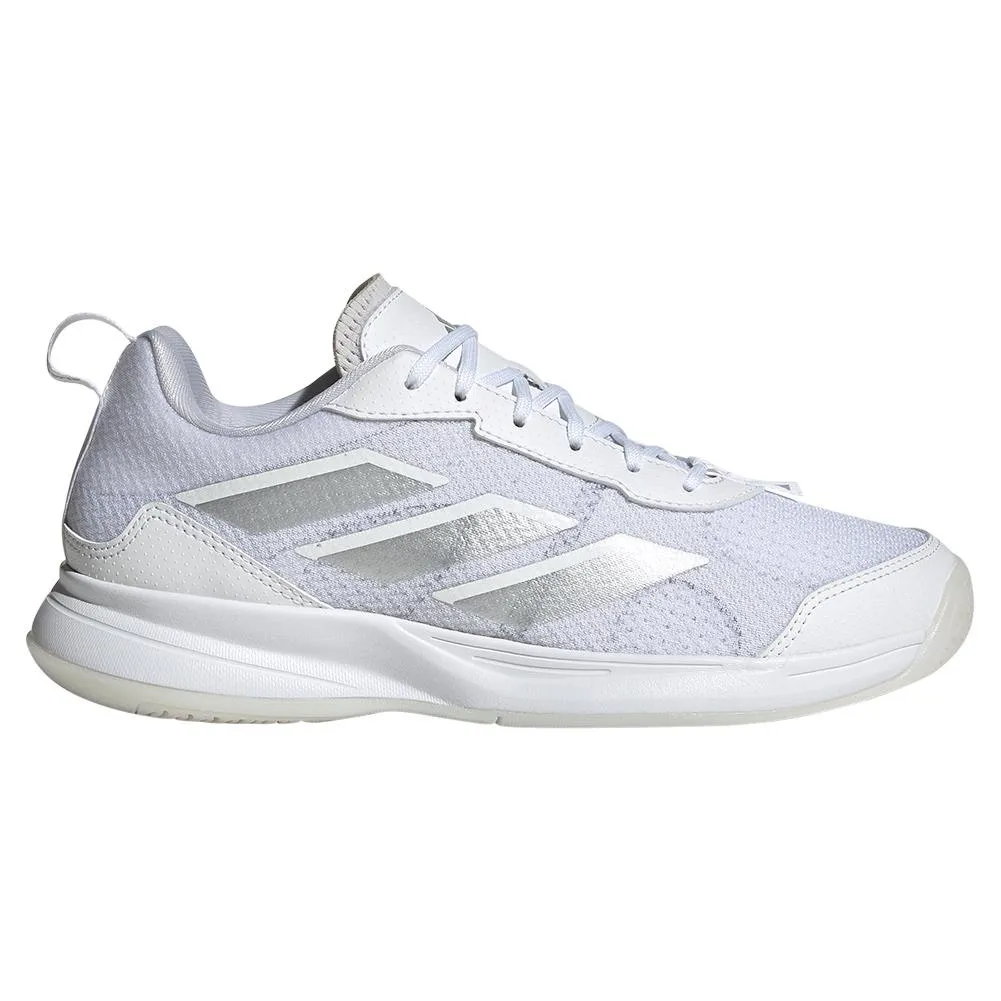 Women`s AvaFlash Tennis Shoes White and Metallic Silver