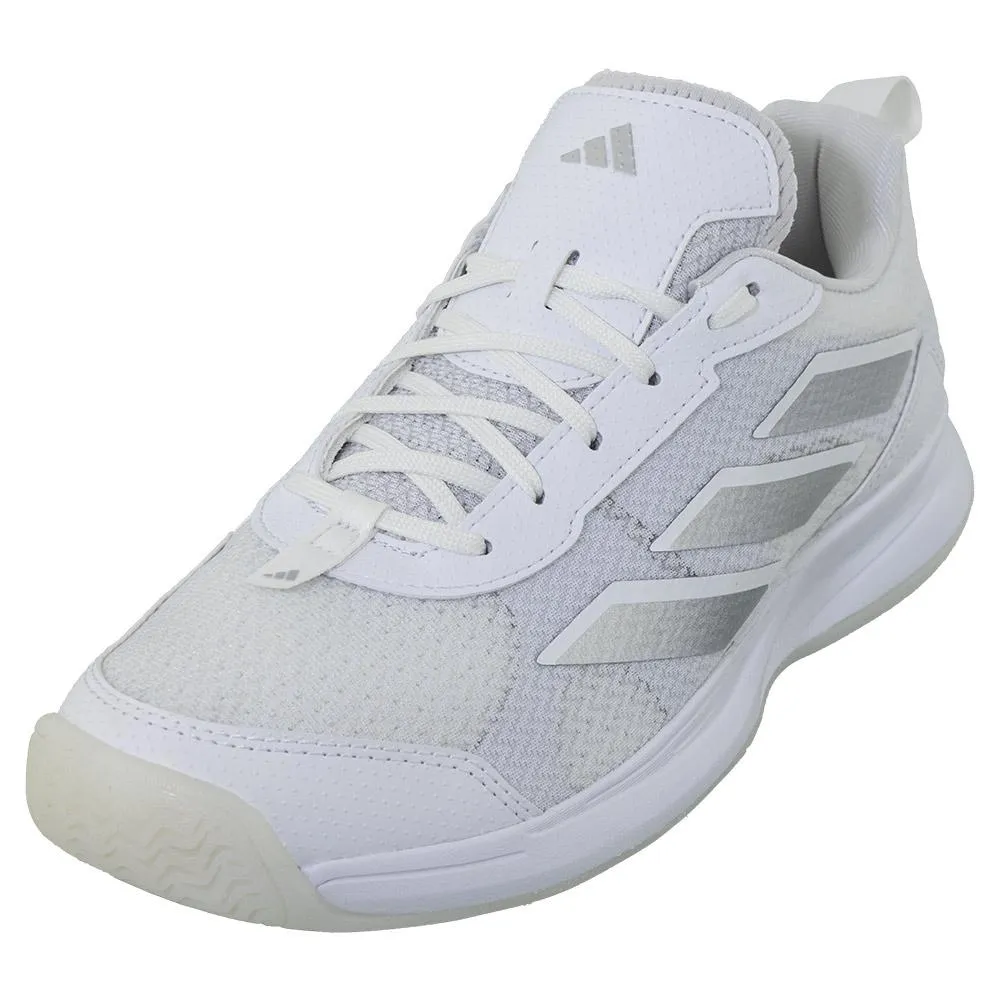 Women`s AvaFlash Tennis Shoes White and Metallic Silver