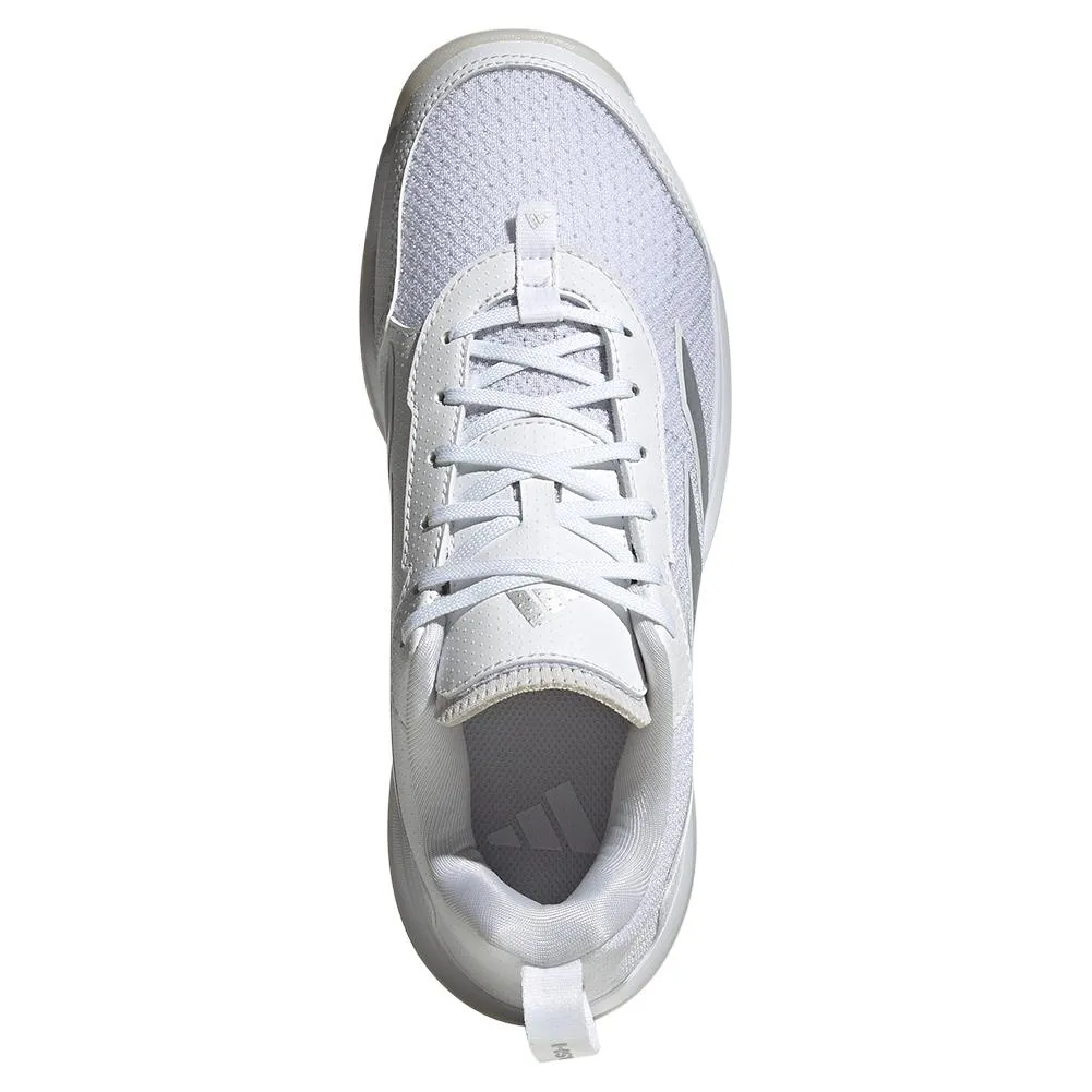 Women`s AvaFlash Tennis Shoes White and Metallic Silver