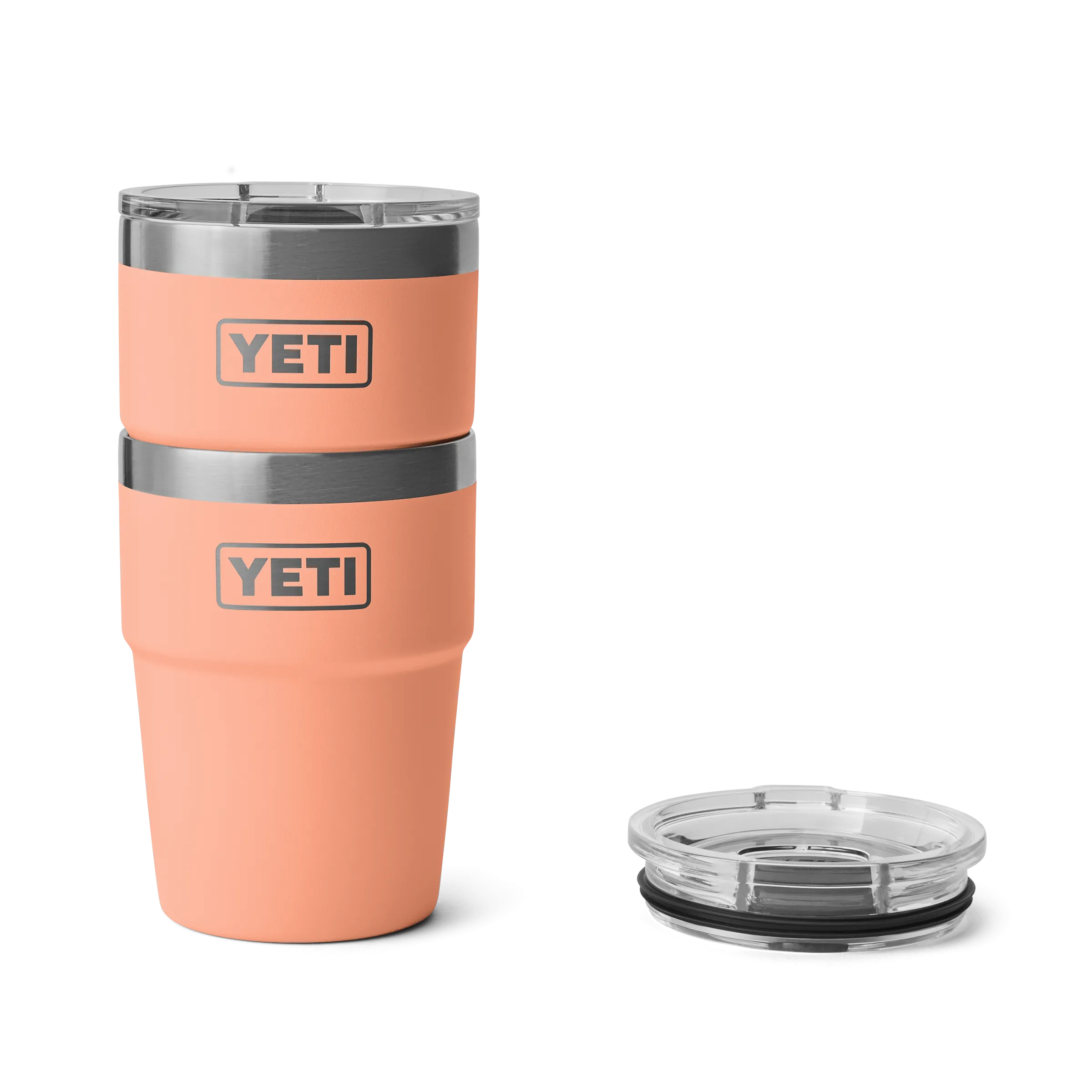 Yeti Rambler 16oz/473ml Stackable Cup - Lowcountry Peach